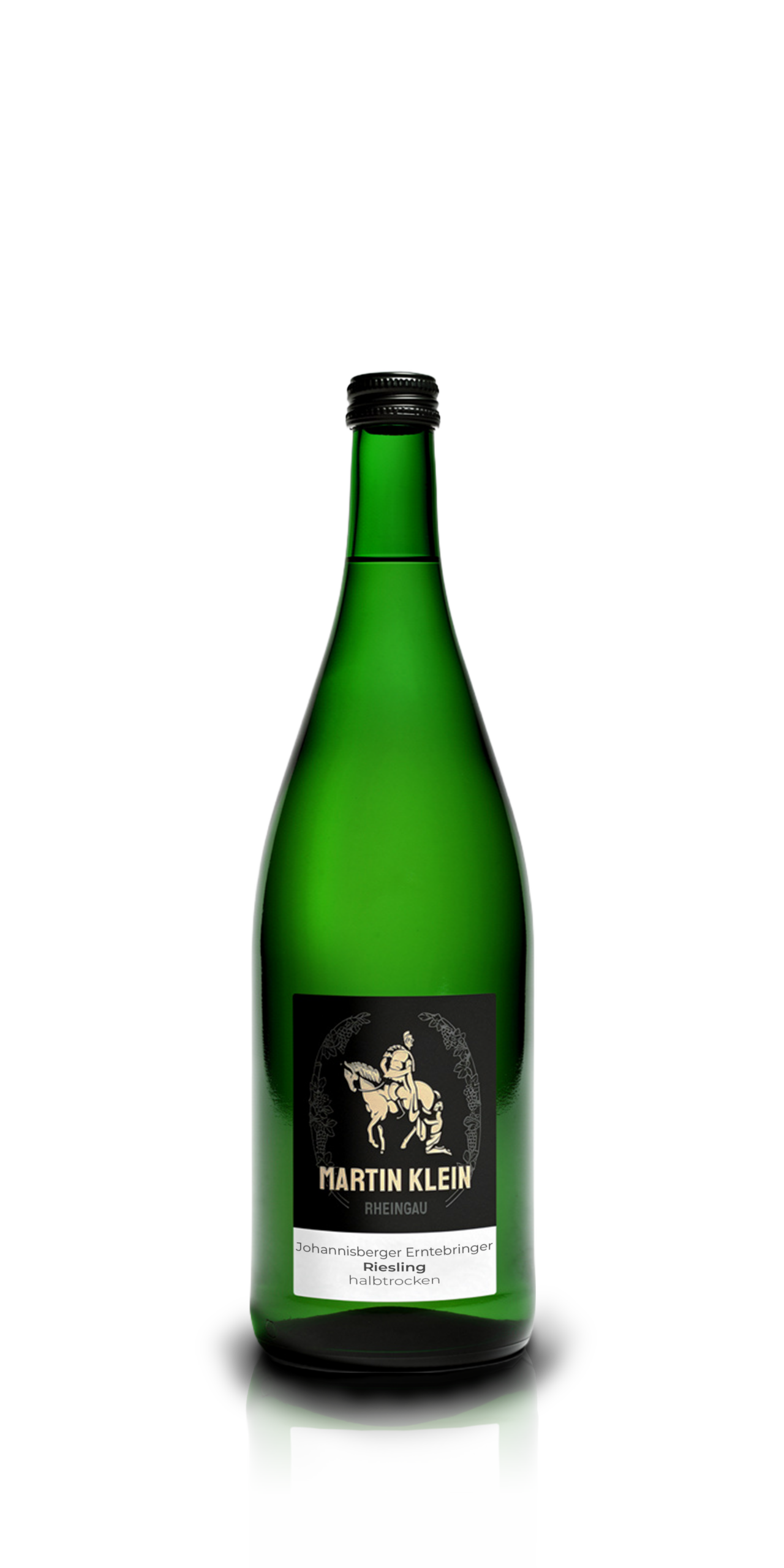 Johannisberger Erntebringer Riesling halbtrocken 1 Liter vom Weingut Martin Klein
